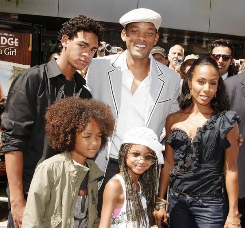 will smith wife and kids. Actors Will Smith and his wife